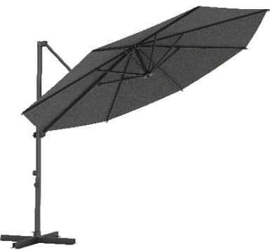 Baser Original and Supreme Cantilever umbrellas assembly guidelines