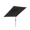 Baser Supreme Crank Patio Umbrella Anthracite 8.2x8.2 ft 