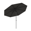 Baser Supreme Push Patio Umbrella Anthracite, 10 ft