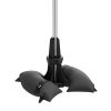 Baser Original Patio Umbrella Stand with Fillable Weight bags up to 110 lb, Dark Grey