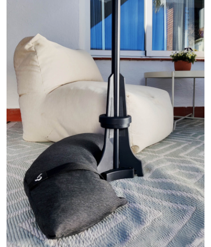 Baser Spacesaver Balcony Umbrella Base with Fillable Sandbag(s)