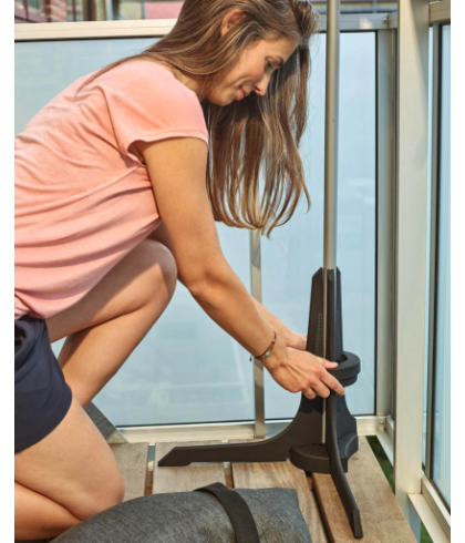 Baser Spacesaver Balcony Umbrella Base with Fillable Sandbag(s)