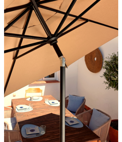 Baser Original Patio Umbrella with Crank