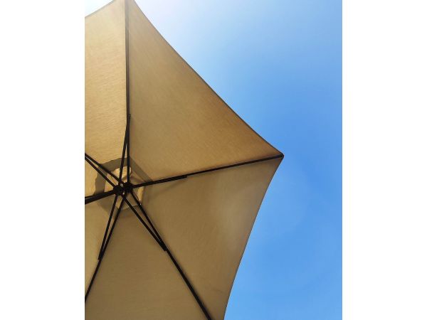 Baser Original Crank Patio Umbrella 10ft, Taupe